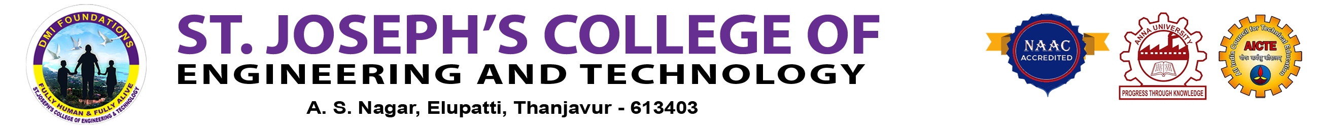 St. Joseph’s College of Engineering & Technology logo